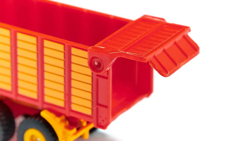 Siku 1650 Claas Tractor With Silage Trailer