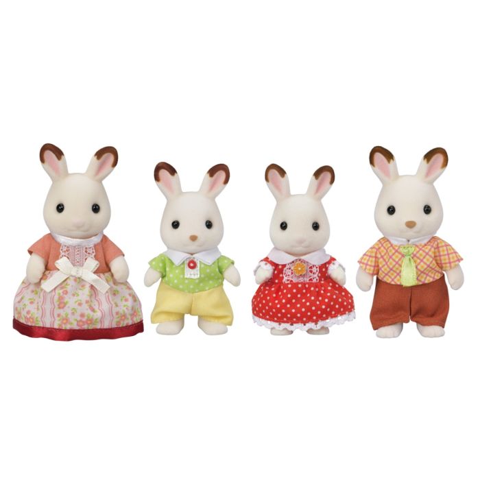 SYLVANIAN FAMILIES CHOCOLATE RABBIT FAMILY 5655
