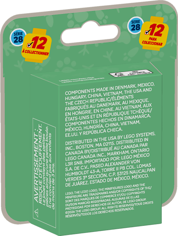 LEGO 71051 Minifigures Animal Series 28 Complete Full Set of 12