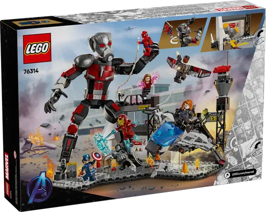 LEGO 76314 Super Heroes Captain America Civil War Action Battle
