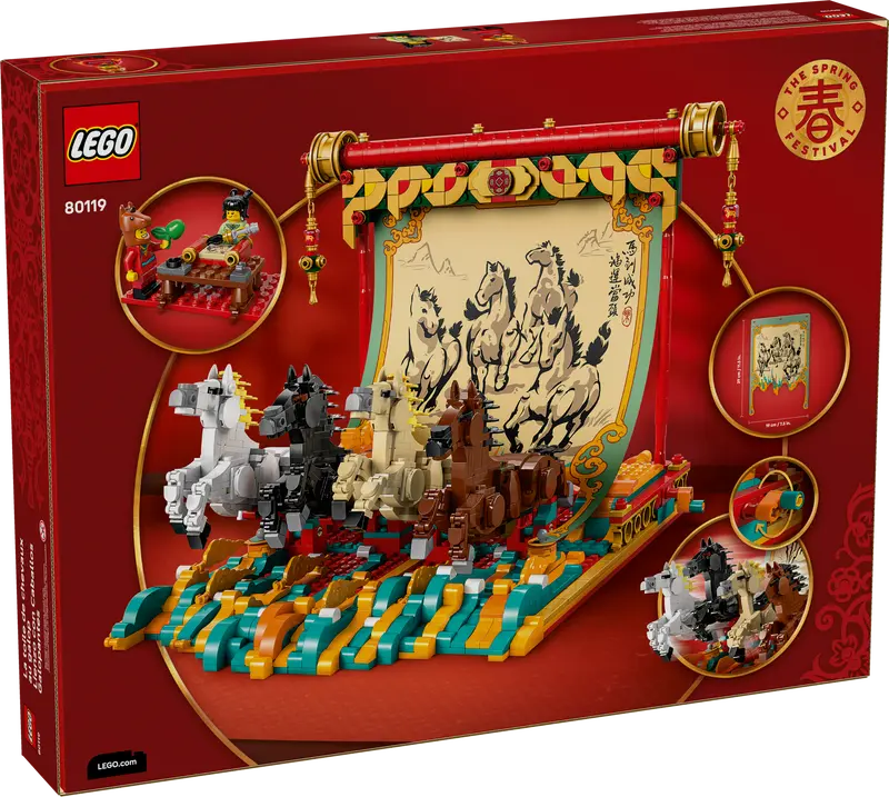 Lego 80119 Galloping Horses Canvas
