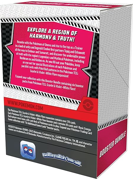Pokemon TCG Scarlet & Violet 10.5 White Flare Booster Bundle Set