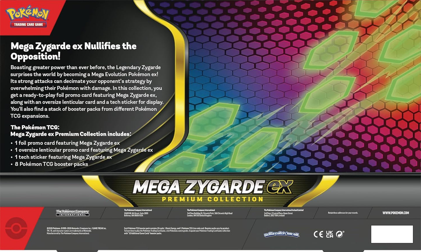 Pokémon TCG Mega Zygarde ex Premium Collection