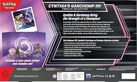 Pokemon TCG Cynthias Garchomp ex Premium Collection