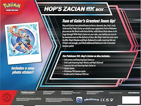 Pokemon Hop's Zacian EX Box