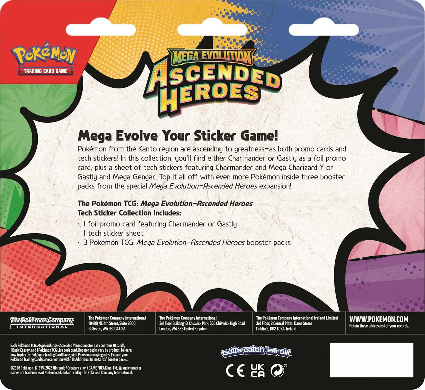Pokémon TCG ME2.5 Ascended Heroes Tech Sticker Blister