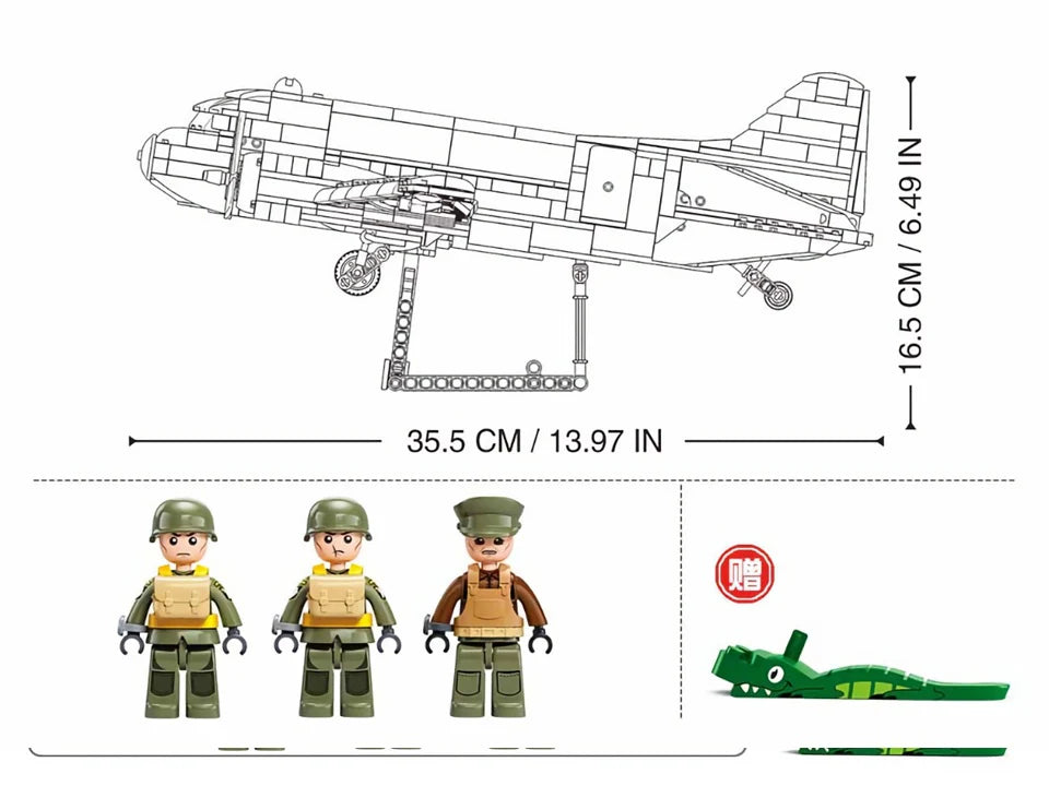 Sluban B1366 C 47 S AIRTRAIN