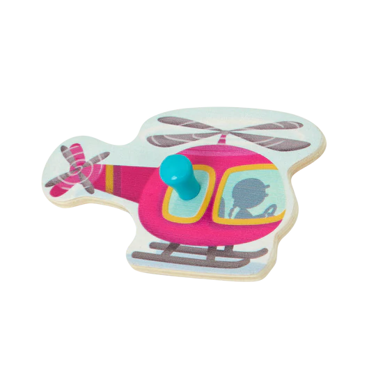 Peek & Explore Vehicles Peg Puzzle