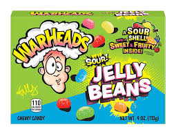 WarHead Sour Jelly Beans Theatre Box