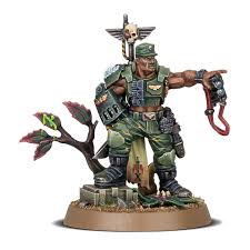 Warhammer 40K Astra militarum Catachan Colonel Anniversary Miniature