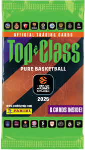 Panini Euroleague Top Class 2025 Cards Booster Pack (8 Cards)