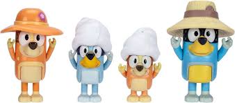 Bluey S11 Figure 4 Pack Family Trip