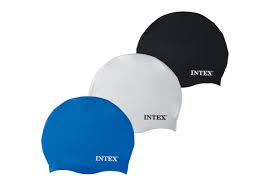 Intex Silicon Swim Cap Blue
