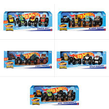 Hot Wheels Monster Trucks 4 Pack Assorted