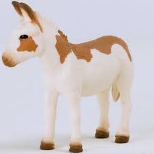 SCHLEICH AMERICAN SPOTTED DONKEY