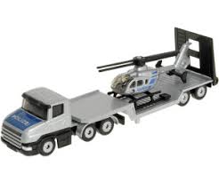 Siku 1610 Low Loader w Helicopter