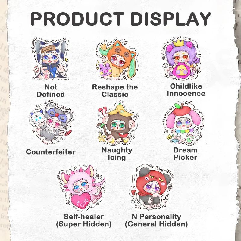 Kimmon Regain Myself Plush Doll Blind Box Assorted