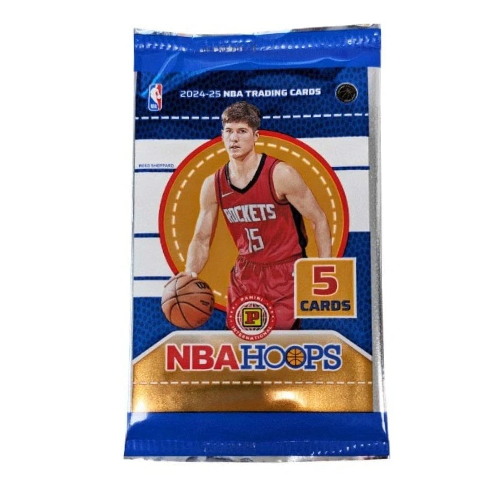PANINI NBA BASKETBALL HOOPS 2024-25 5 PACK BOOSTER