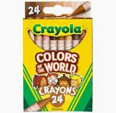 Crayola Colors of the World Crayons 24pk
