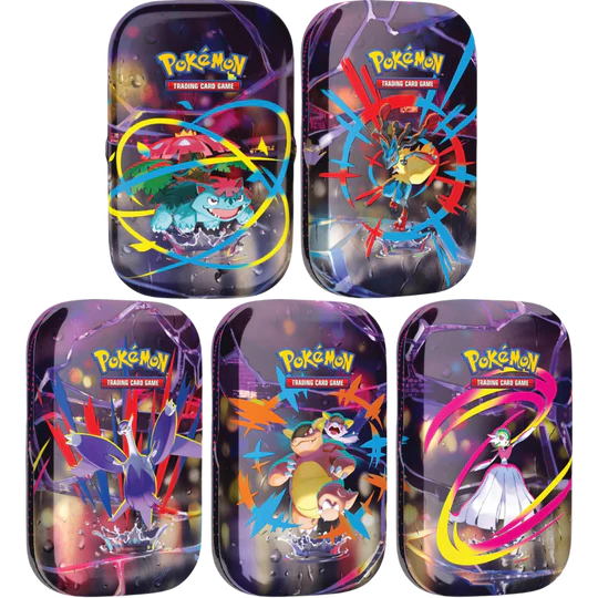 Pokemon Mega Evolution Mega Heroes Mini Tin Assorted