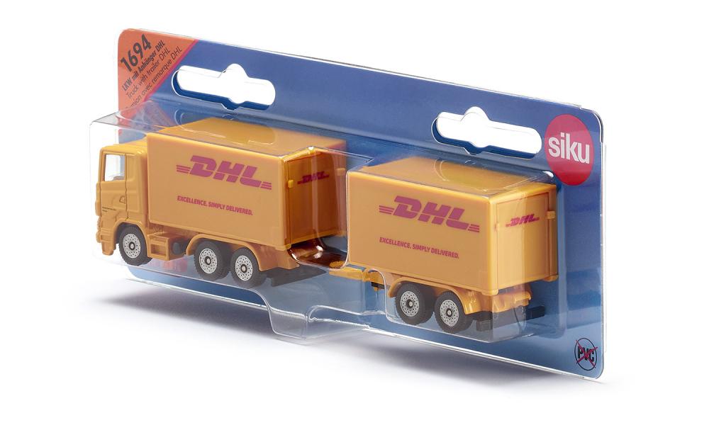 Siku 1694 Scania DHL Truck and Trailer