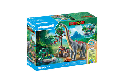 Playmobil 71819 Dinos Brachiosaurus With Hovercraft