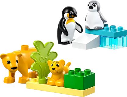 LEGO 10442 Duplo Wild Animal Families: Penguins & Lions