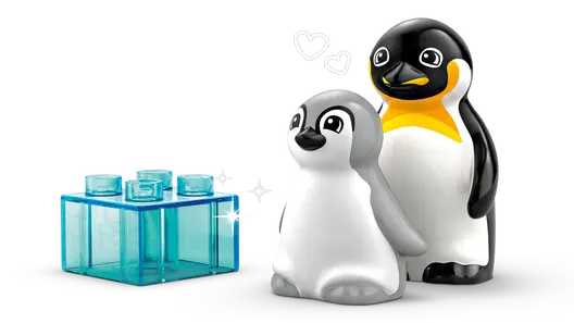 LEGO 10442 Duplo Wild Animal Families: Penguins & Lions