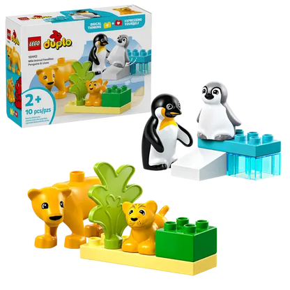 LEGO 10442 Duplo Wild Animal Families: Penguins & Lions