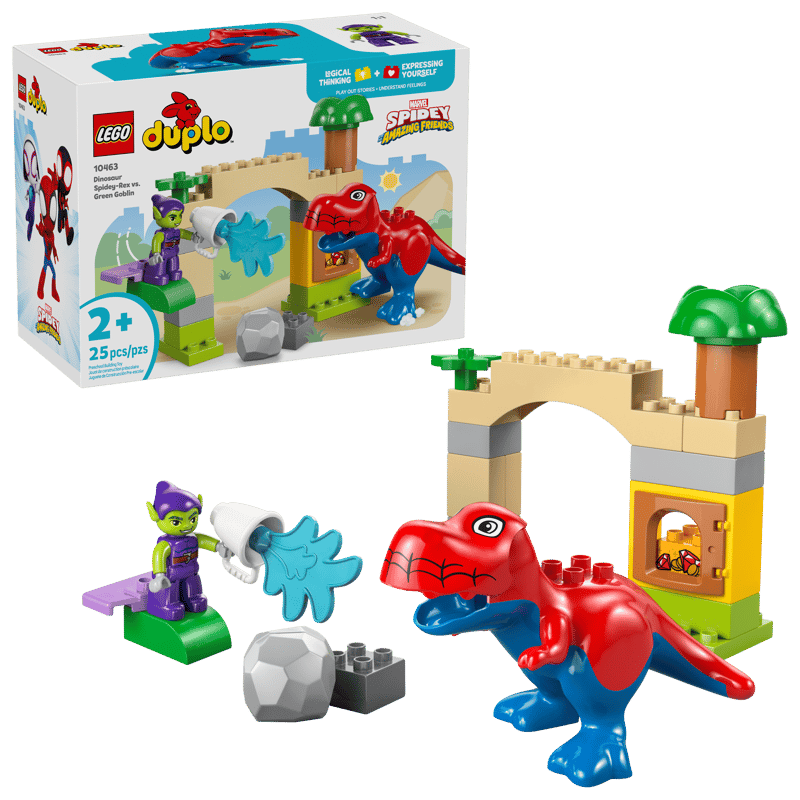 LEGO 10463 DUPLO Disney Dinosaur Spidey Rex vs Green Goblin