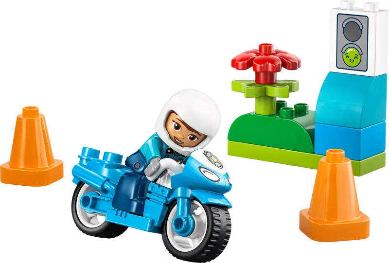 Lego 10471 DUPLO Blue Police Motorcycle