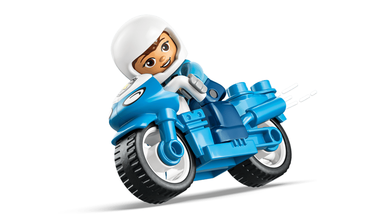 Lego 10471 DUPLO Blue Police Motorcycle