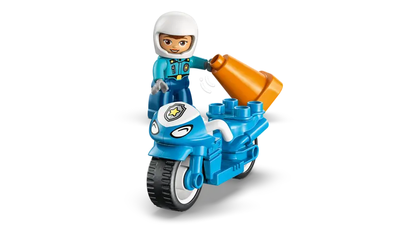 Lego 10471 DUPLO Blue Police Motorcycle