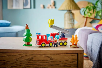 Lego 10473 DUPLO Fire Truck with Hose and Firefighter