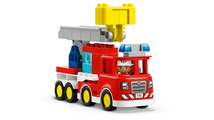 Lego 10473 DUPLO Fire Truck with Hose and Firefighter
