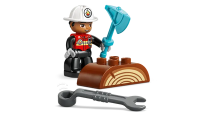 Lego 10473 DUPLO Fire Truck with Hose and Firefighter