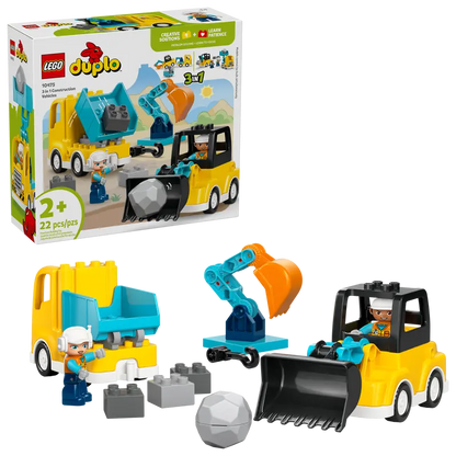 Lego 10475 DUPLO 3 in 1 Construction Vehicles