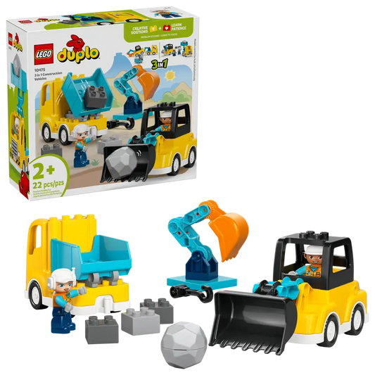 Lego 10475 DUPLO 3 in 1 Construction Vehicles