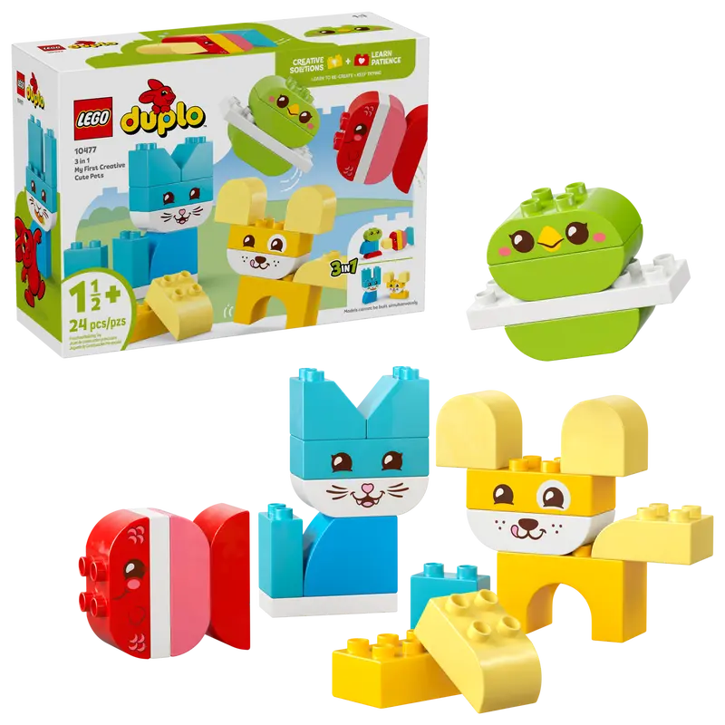 Lego 10477 DUPLO 3 in 1 Creative Cute Pets