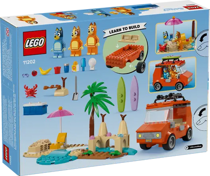 LEGO 11202 Bluey: Bluey’s Beach & Family Car Trip