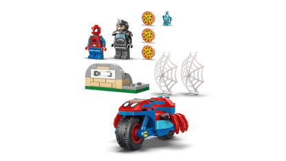 LEGO 11206 Marvel Spidey And His Amazing Friends Spidey On his Motorcycle vs Rhino