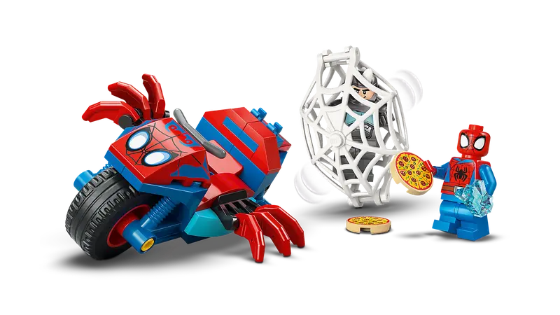 LEGO 11206 Marvel Spidey And His Amazing Friends Spidey On his Motorcycle vs Rhino