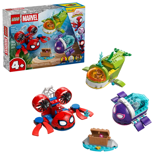 LEGO 11207 Marvel Spidey And His Amazing Friends Spidey Underwater Vehicles