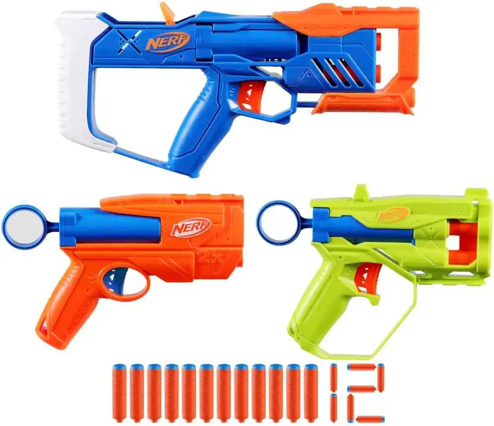 NERF N Series N1 Triple Action Pack Blaster