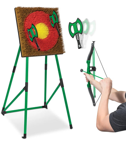 2 in 1 Axe Throw & Archery Set