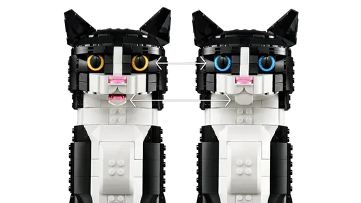 Lego 21349 Tuxedo Cat
