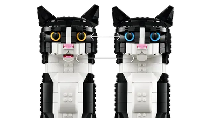 Lego 21349 Tuxedo Cat