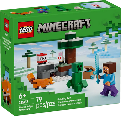 Lego 21583 Minecraft Steves Taiga Adventure