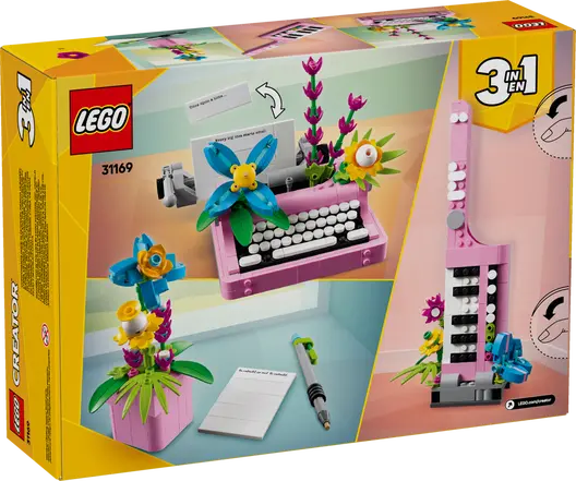 LEGO 31169 Creator Typewriter with Flowers