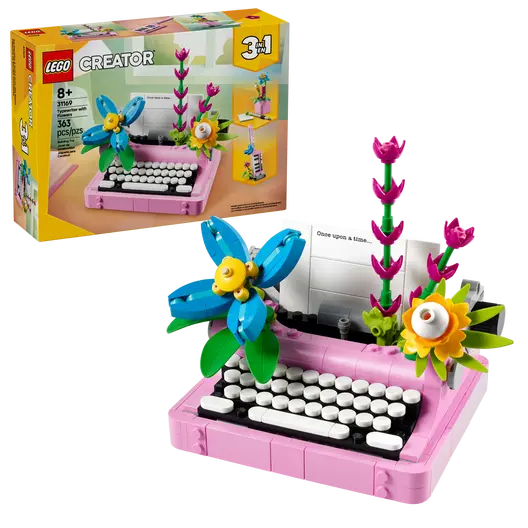 LEGO 31169 Creator Typewriter with Flowers